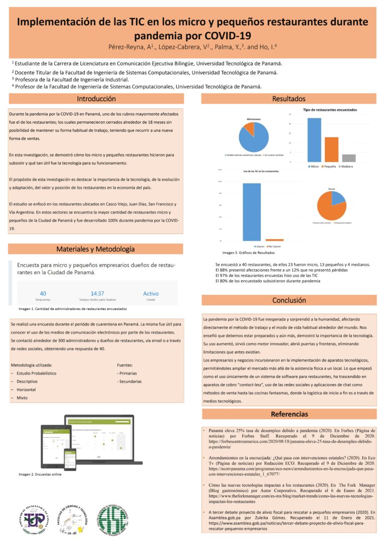 05-POSTER DIGITAL – IMPLEMENTACIÓN DE LAS TIC EN LOS MICRO Y PEQUEÑOS RESTAURANTES DURANTE COVID-19