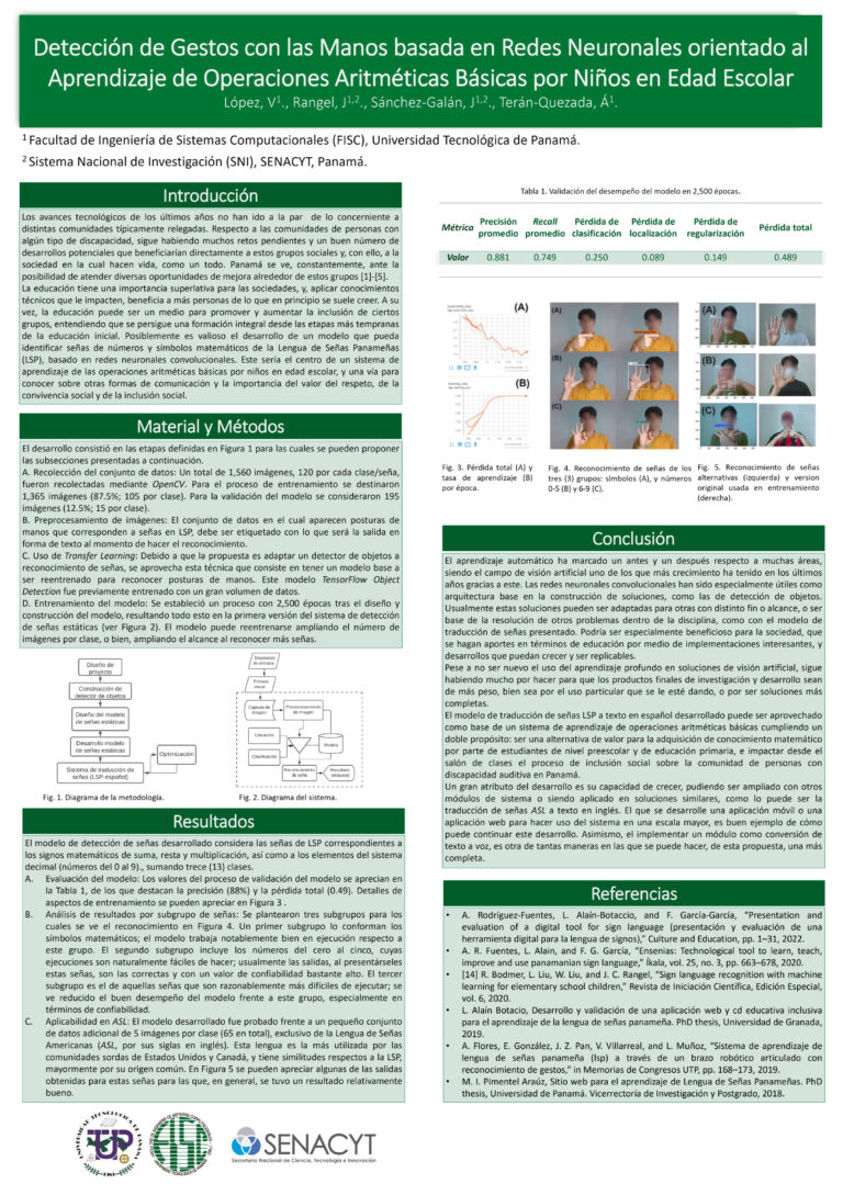 21-POSTER DIGITAL – Detección de Gestos con las Manos basada en Redes Neuronales